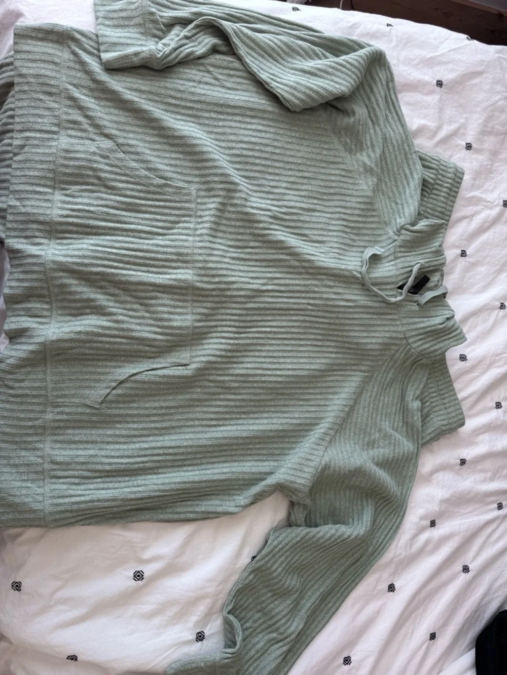 Torrid Green Ribbed Knit Drawstring Pants - Picture 4 of 5